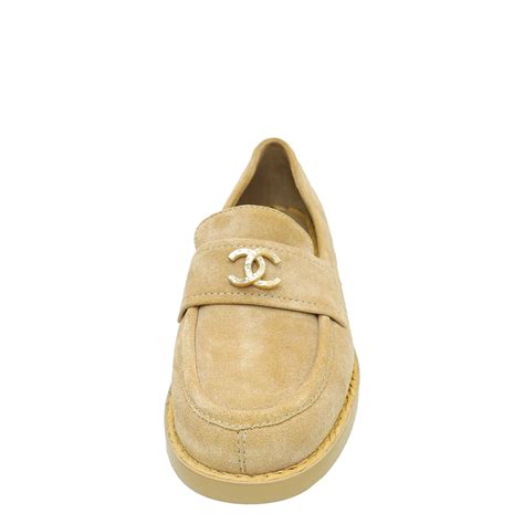 chanel moccasins loafers|chanel suede loafers.